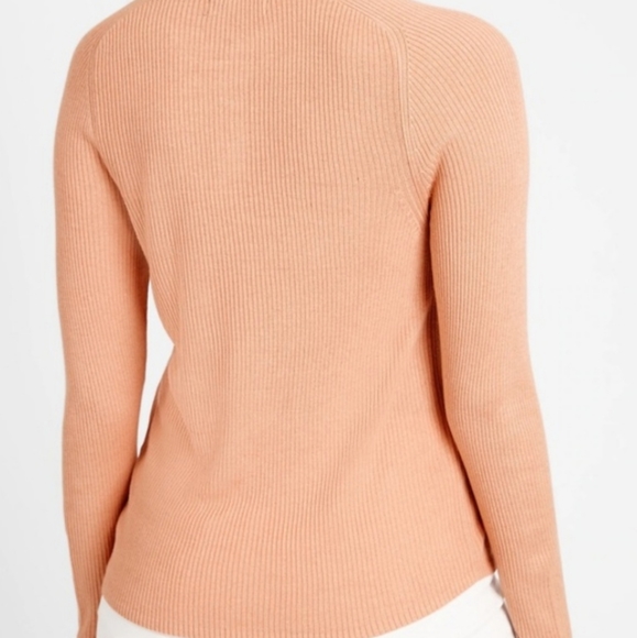 BANANA REPUBLIC HENLEY SWEATER TOP WITH SILK - Picture 3 of 5